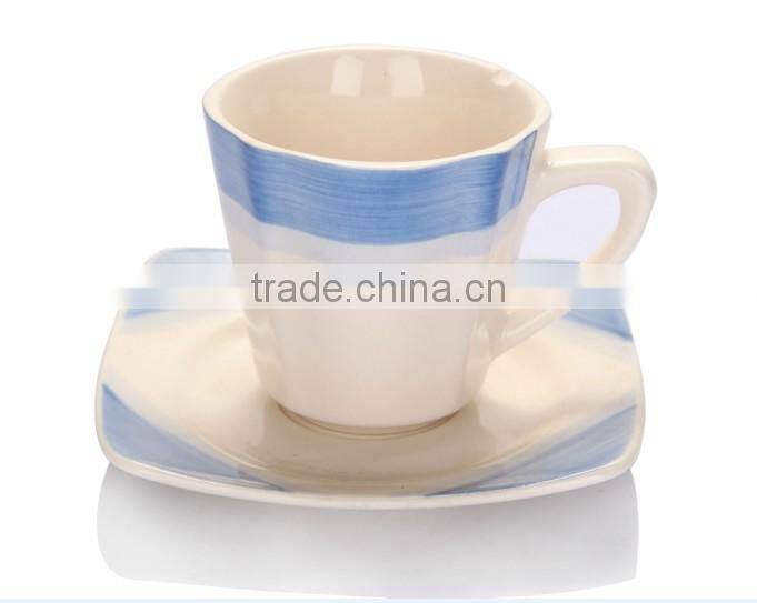 High Quality Porcelain Coffee Mug With Plate