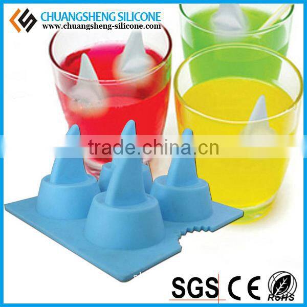 Fire shape fashion summer silicone ice cube tray