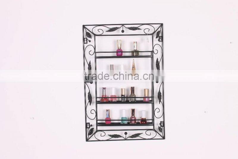 New product floor standing display shelf metal nail polish rack