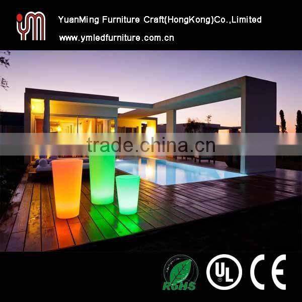 Modern Square Led Planter Pots,Led Planter,Outdoor Led Planter