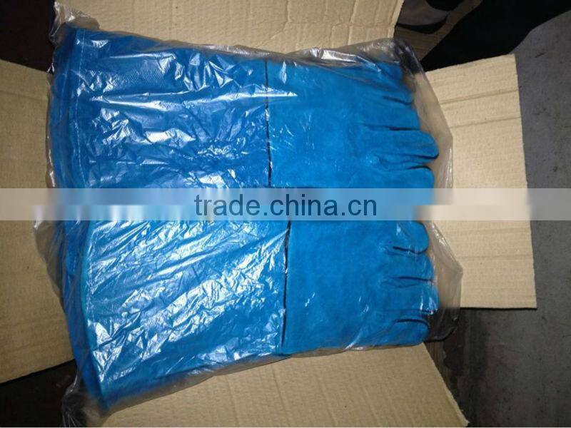 DDSAFETY 2017 Green Cow Split Welding Gloves