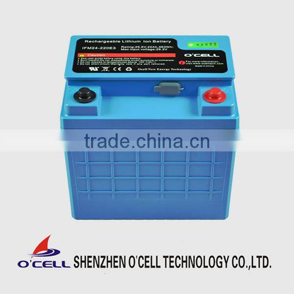 LiFePO4 battery 24V20Ah with SMbus communication for medical devices