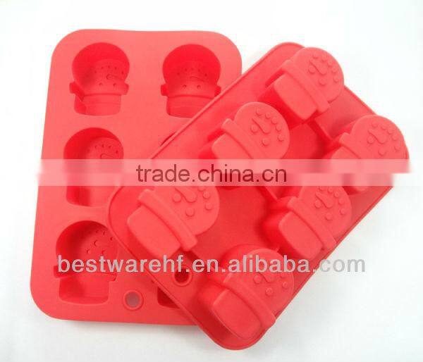 Snowman baking mold | silicone muffin pan | silicone cake moulds