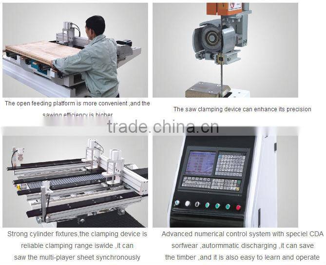 European Quality CE cnc curve saw MJS1225A