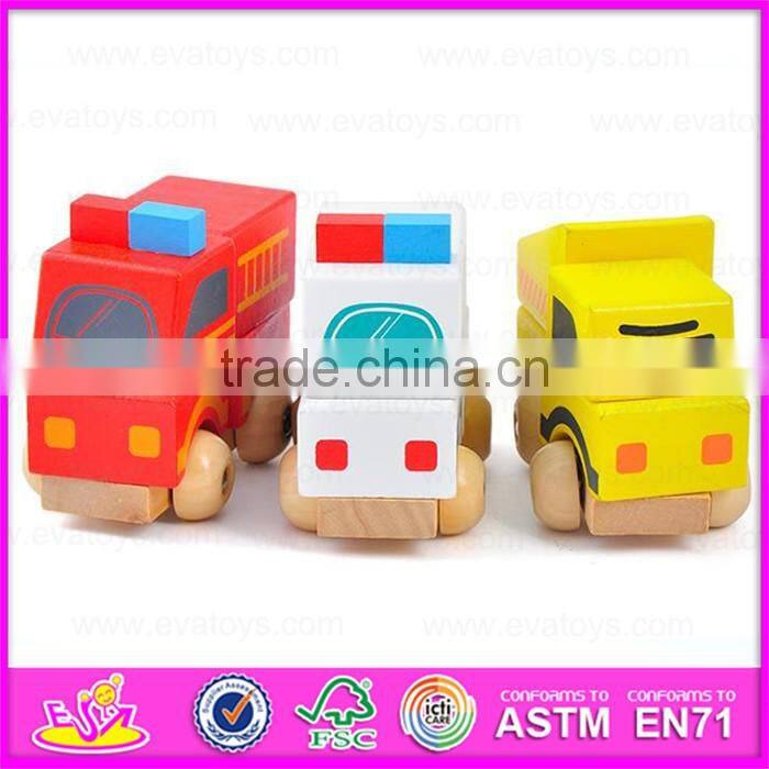 2017 Best design kids funny wooden classic car toy for sale W04A240