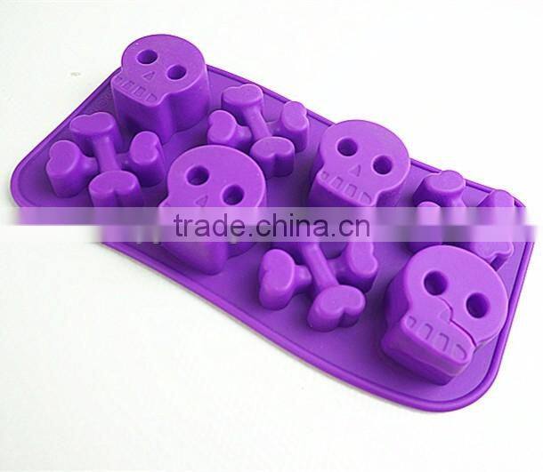 10116human skeleton halloween silicone mould