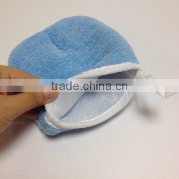 mini size wax polishing microfiber car dusting glove
