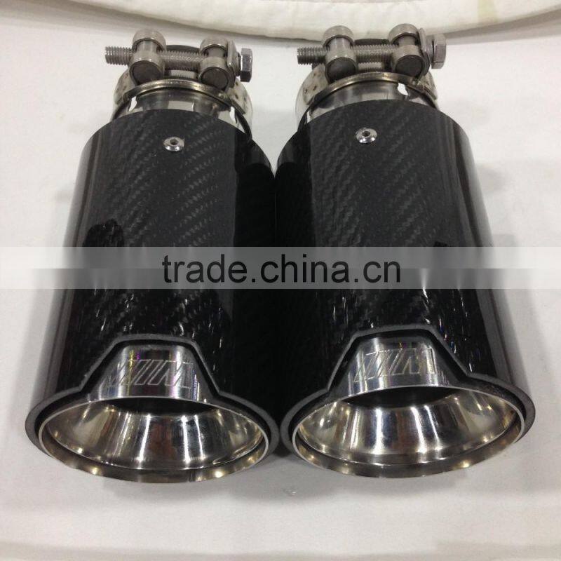 China factory price auto accessories racing exhaust tip tuning carbon fiber exhaust tip