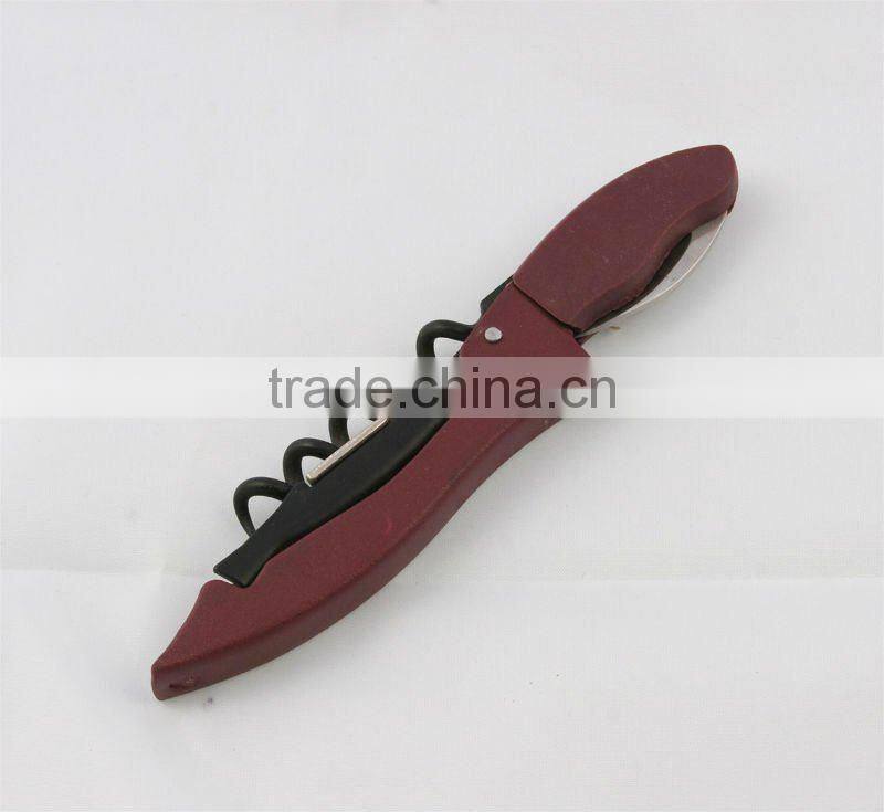 cheap bottle opener can opener wine opener metal bottle opener beer promotion cork remover(CW0118)