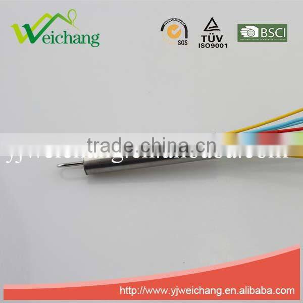 WCC2535 Good quality heart shape Egg whisk Silicone Wire Whisk, Egg Frother, Milk & Egg Beater Blender 12" hot sales