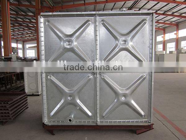 Hot sale!!! Huili galvanized sectional steel water storage tank made in china
