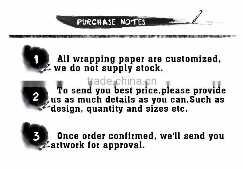 Top Grade Food Wrapping Wax Paper,Printed Food Gift Wrapping Paper