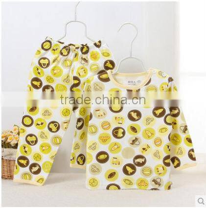 lovely girls 100% cotton printed children sleep wear/pajamas