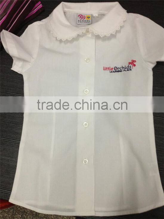 Girls boys shirts school uniform shirts white schools shirts for kids