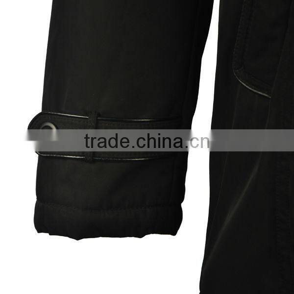 long style mens business winter warm jacket