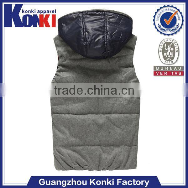Fashional designed three color mens wool vests