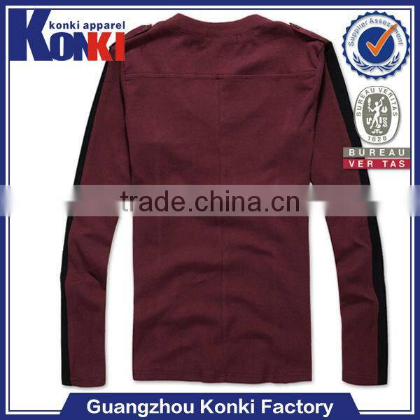 fancy tight v neck women shirt with long sleeve