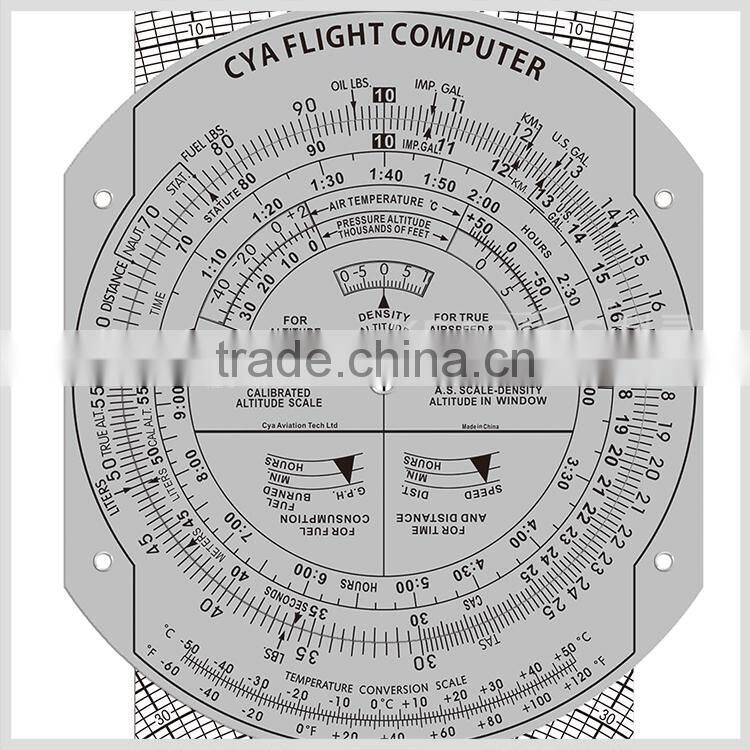 CYA brand plastic flight computer for pilot training #E6B