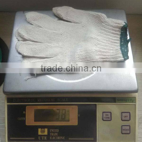 Stock Cotton And Polyester Knit Hand Work Gloves