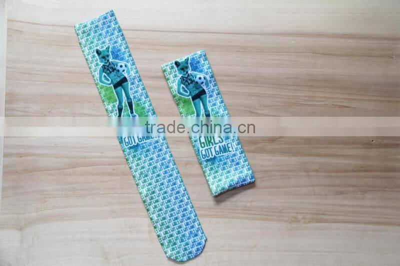 all over print custom sublimation sock