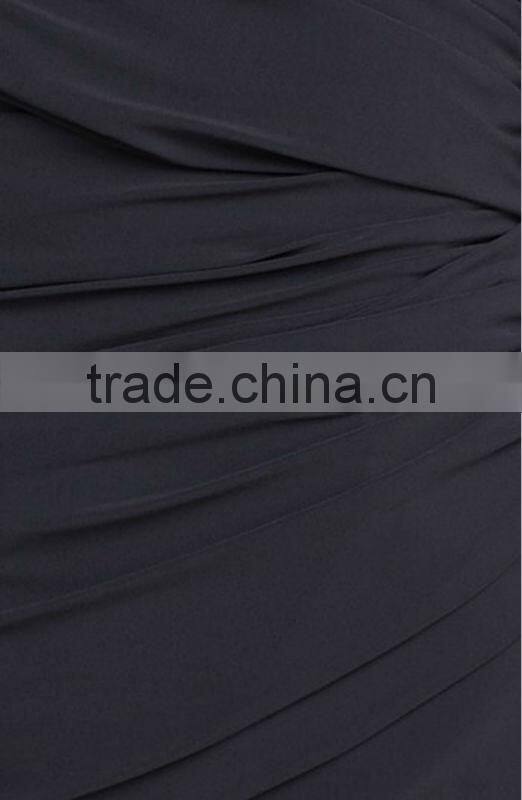 Latest design garnet dress for office lady jersey dress