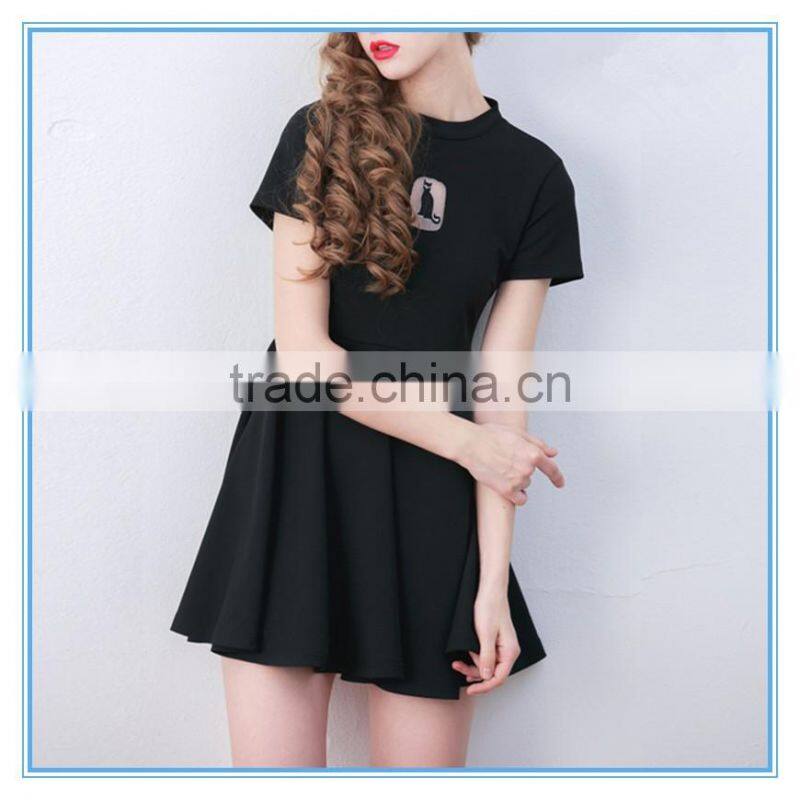 Fashion Cat Dresses For Women Summer Skater Dress