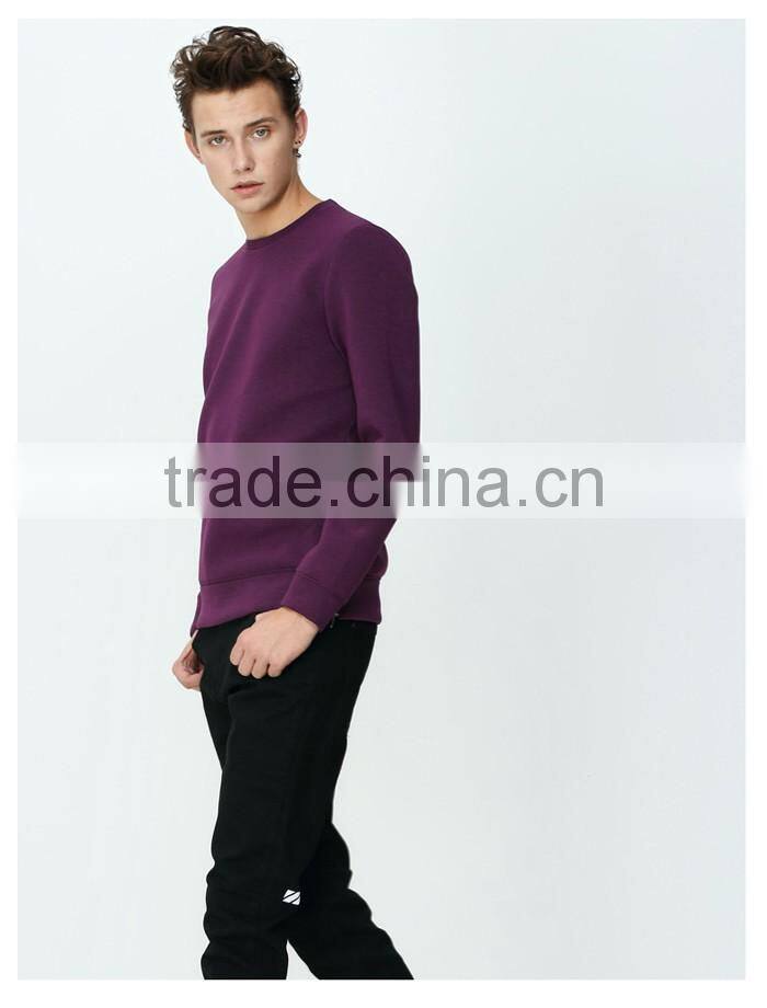 Wholesale cheap o neck casual sweater shirts blank