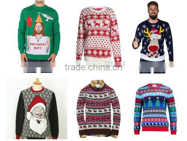 Latest Unisex Christmas Jumpers Ugly Christmas Cotton Sweaters Women