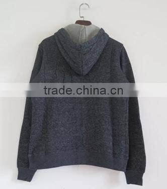 China Oem cheaper customized CVC60/40fleece zippered hoodies wholesale good quality warm zippered hoodies