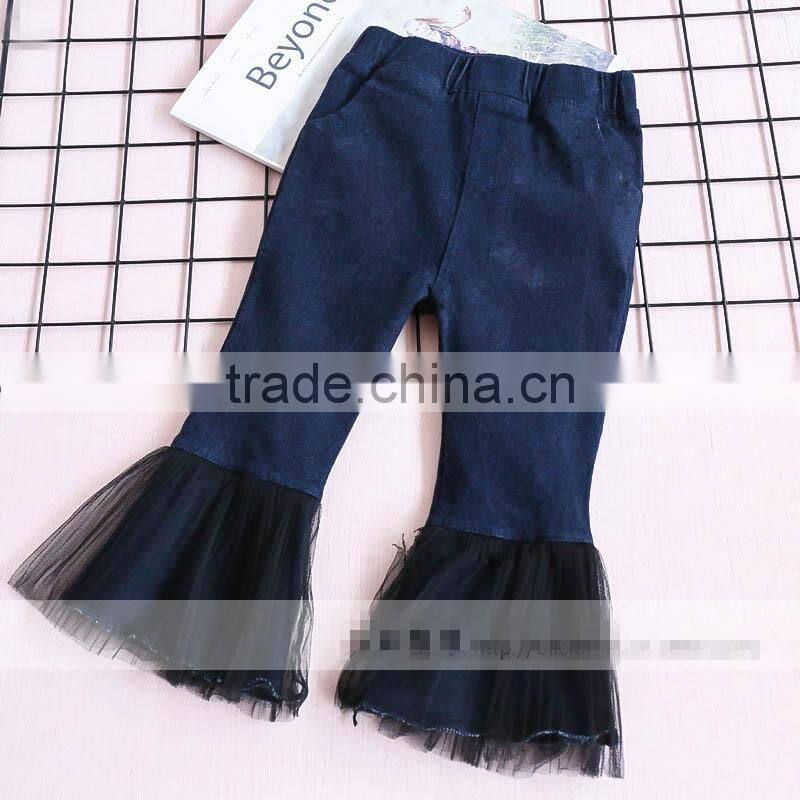 2-8 years Wholesale 2017 New Autumn Cotton Patchwork Girls Pants