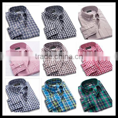 black grey gingham long sleeve smart shirt
