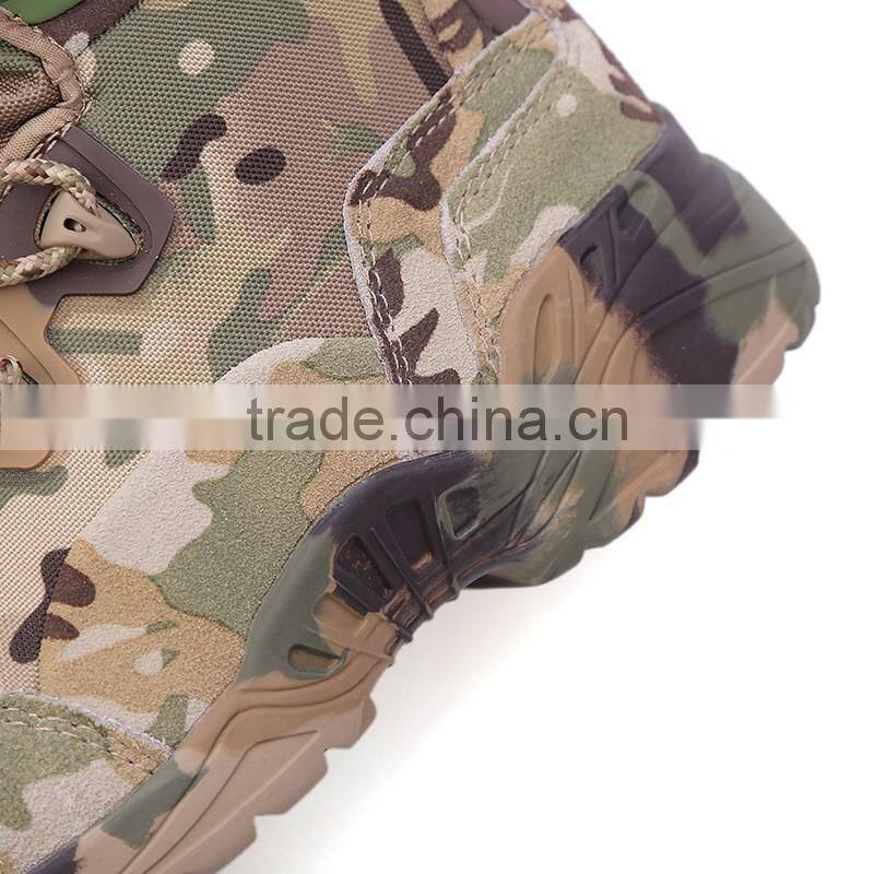 plus size military camouflage tactical boots military desert Combat boots Muliti Camo Outdoor mountain military boots
