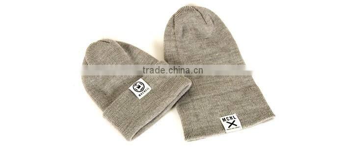 custom acrylic beanies with cuff woven label slouch custom made beanie