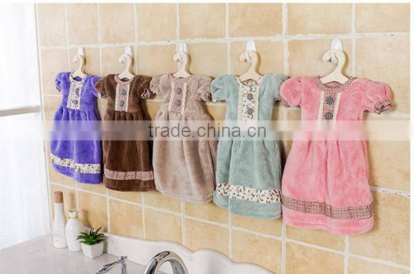Hot sale new arrival microfiber material fashion lovely skirt design bath hand towels,Bath towel