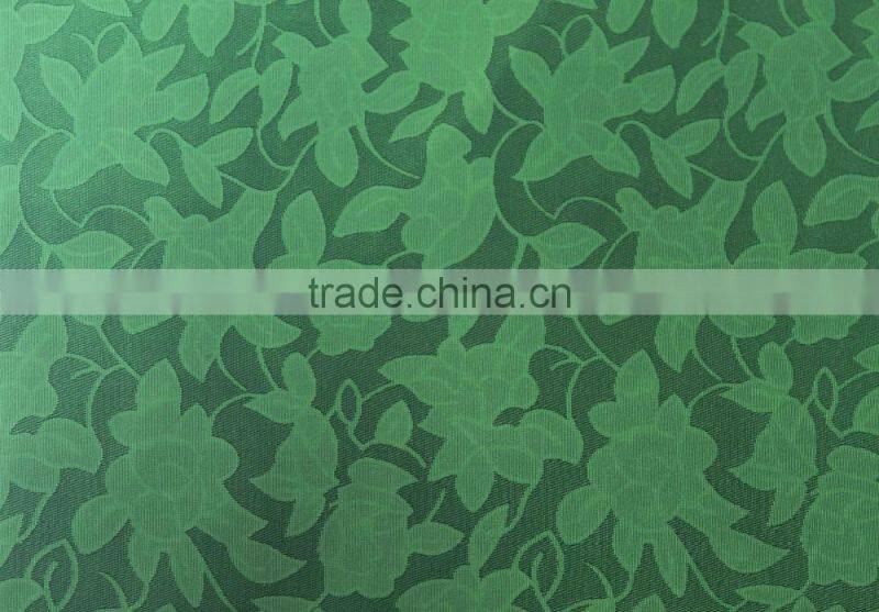 Wholesale good quality home textile, leaf design woven fabric