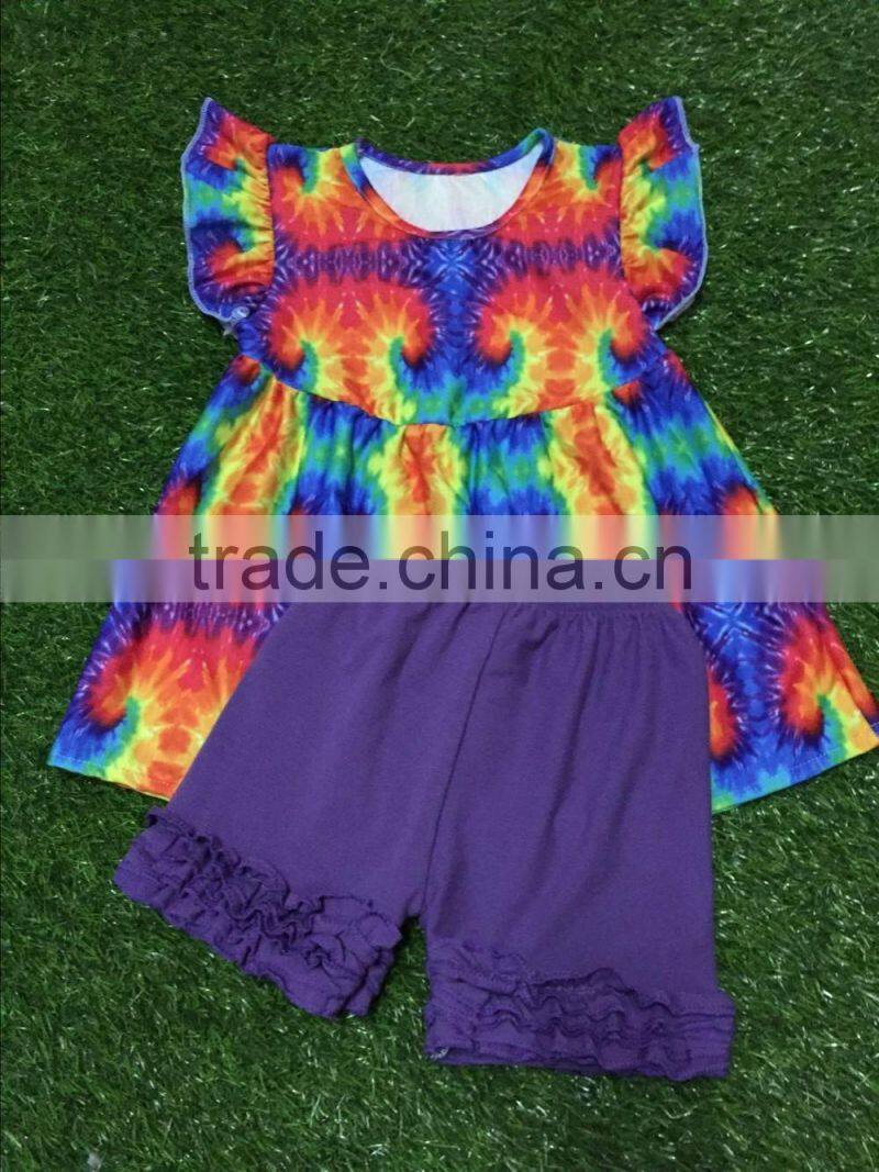 2016 Summer back to school outfit girls/boys cute clothes stars pencil design kids clothing set baby kids clothing