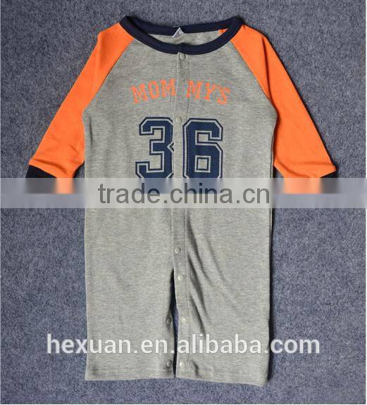 Wholesale newborn baby clothes wholesale long sleeve baby plain cotton