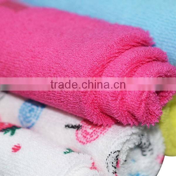 Wholesale baby washing towel 6in1 set/newborn washcloth