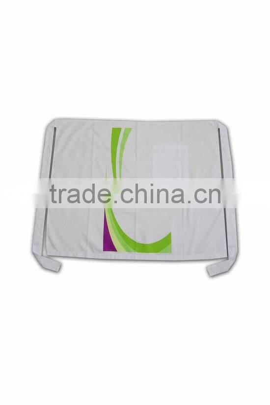 2015 design wholesale promotional solid color disposable white apron