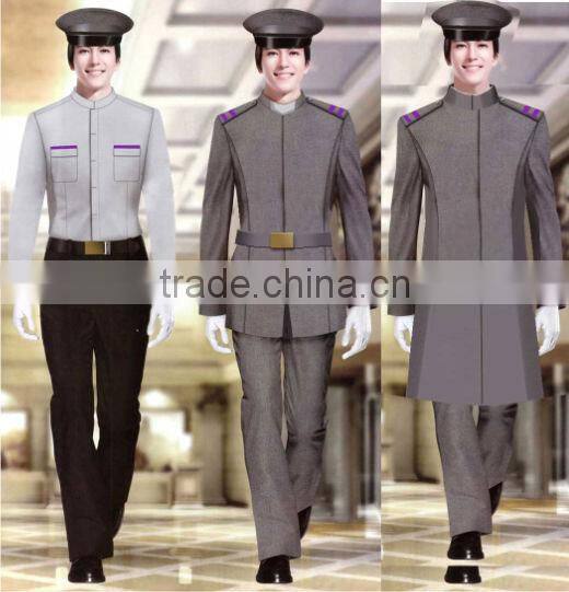 Professionally customize design security guard uniform from Shanghai Shoujia Fashion Co., Ltd