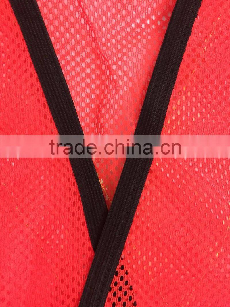 Safety traffic hi visibility reflective safety vest with PVC tapes