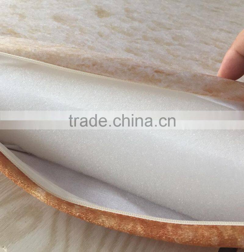 Not deformed Compressible bread toast pillow cat soft cushion