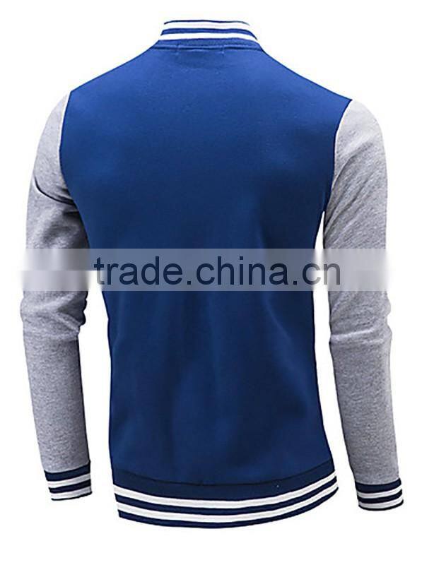 Stylish Contrast Color Men Winter Jacket / Long Sleeves With Patch Men Jacket/Front Pocket Men Jacket T1701010