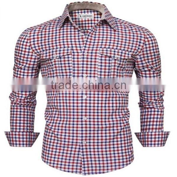 2016 new wholesale 2ply 100% cotton custom mens casual dress shirts