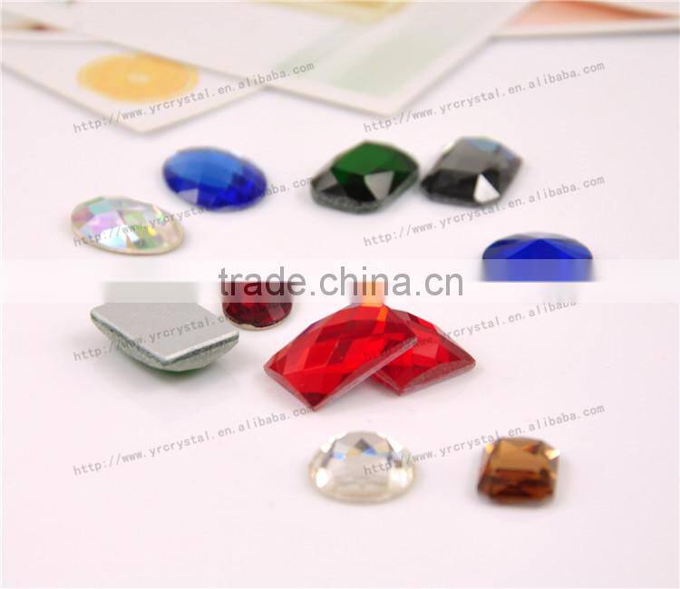 Glass beads loose rhinestone non hotfix flat back crystals