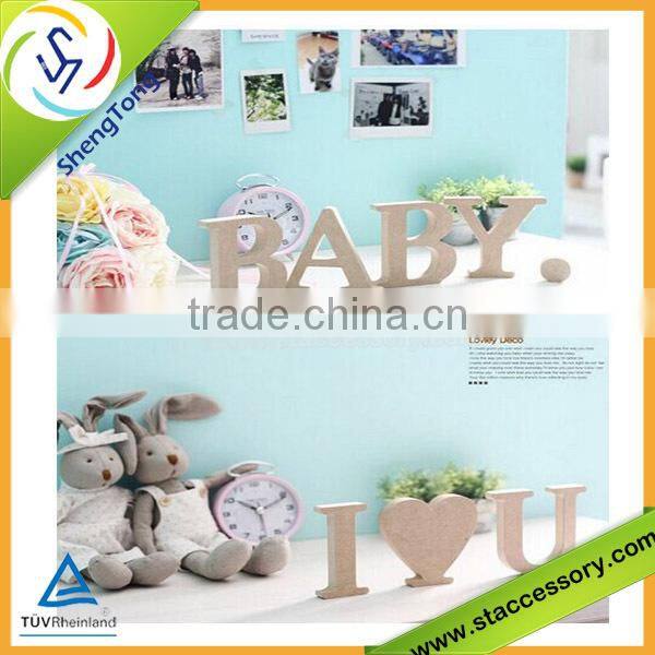 wholesale cheap wood letter alphabet room decor embellishment art