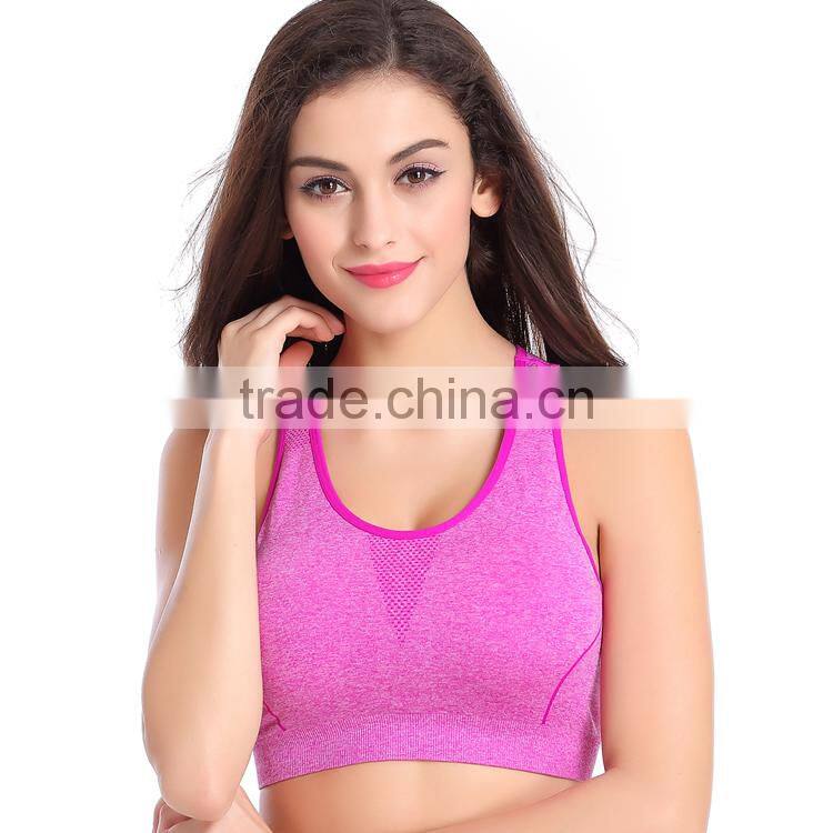 Professional women sports bras GYM lady running fitness bra