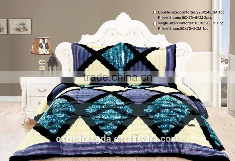 100% polyester knit pv plush fabric textiles in patchwork for cheap price