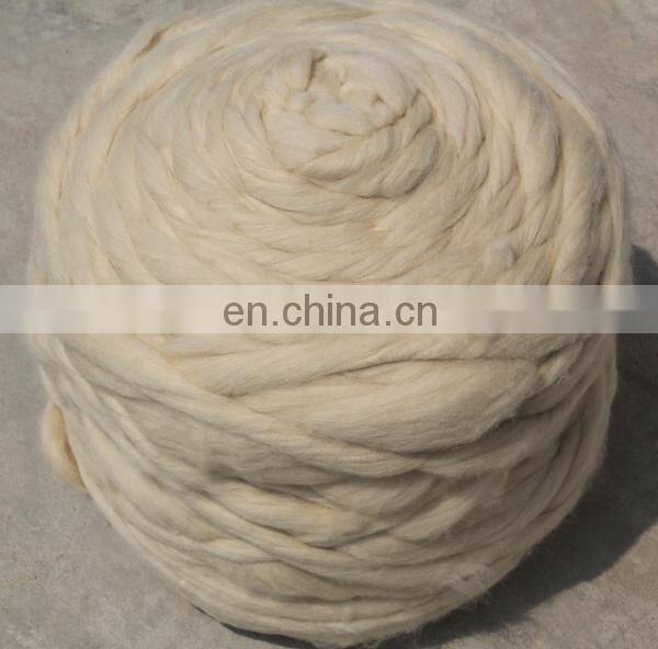 18.5-21.5mic/44mm Chinese sheep wool roving tops