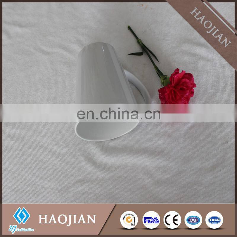 16oz v shape tea or beer mugs for sublimation ,ceramics coffee cups with custom printing